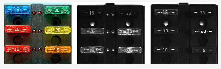左:實(shí)際部分;中:紅光(不清楚的數(shù)字);右:藍(lán)光(清晰的數(shù)字).png 左:實(shí)際部分;中:紅光(不清楚的數(shù)字);右:藍(lán)光(清晰的數(shù)字).png